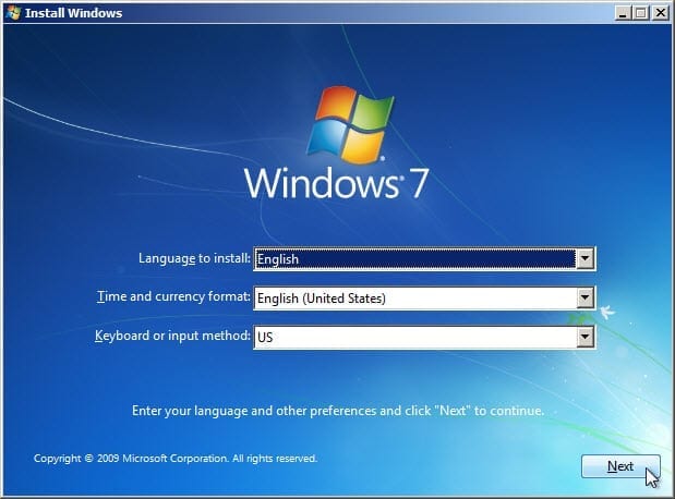 5.2.1.7 Lab – Install Windows 7 or Vista