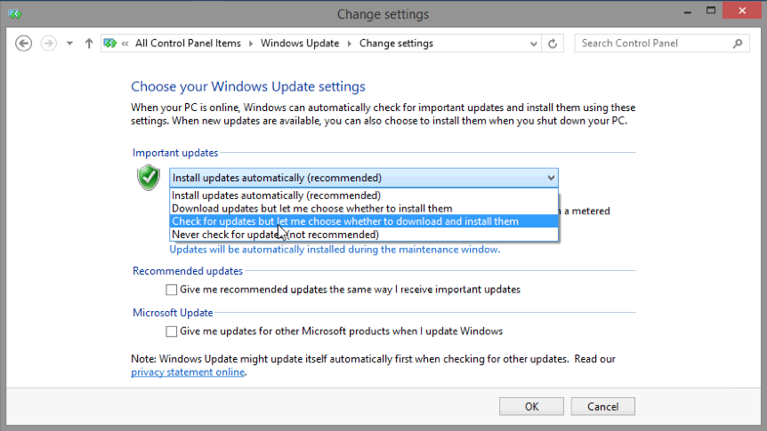 5.2.1.10 Lab – Check for Updates in Windows 8 Answers 02