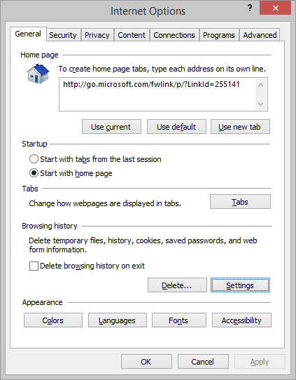 6.1.2.5 Lab – Configure Browser Settings in Windows 8 Answers 07