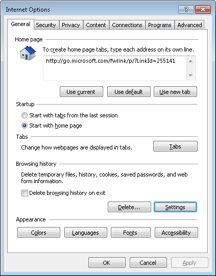 6.1.2.5 Lab – Configure Browser Settings in Windows 8 Answers 09