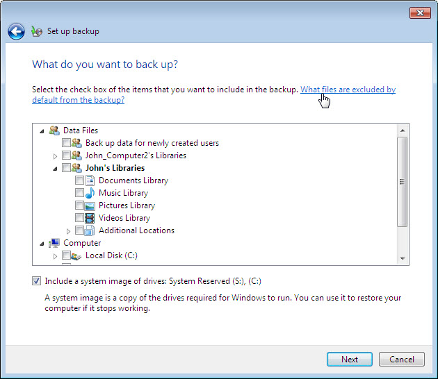 12.3.1.3 Lab – Configure Data Backup and Recovery in Windows 7 and Vista Answers 06