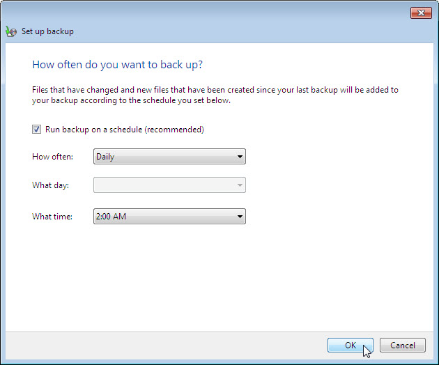 12.3.1.3 Lab – Configure Data Backup and Recovery in Windows 7 and Vista Answers 08