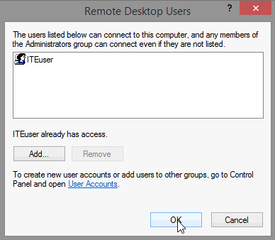 8.1.4.4 Lab – Remote Desktop in Windows 8 Answers 05