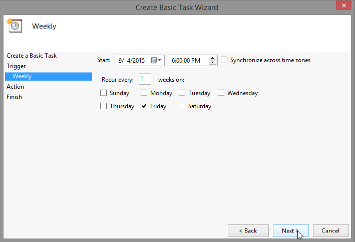 6.3.1.5 Lab – Task Scheduler in Windows 8 Answers 05