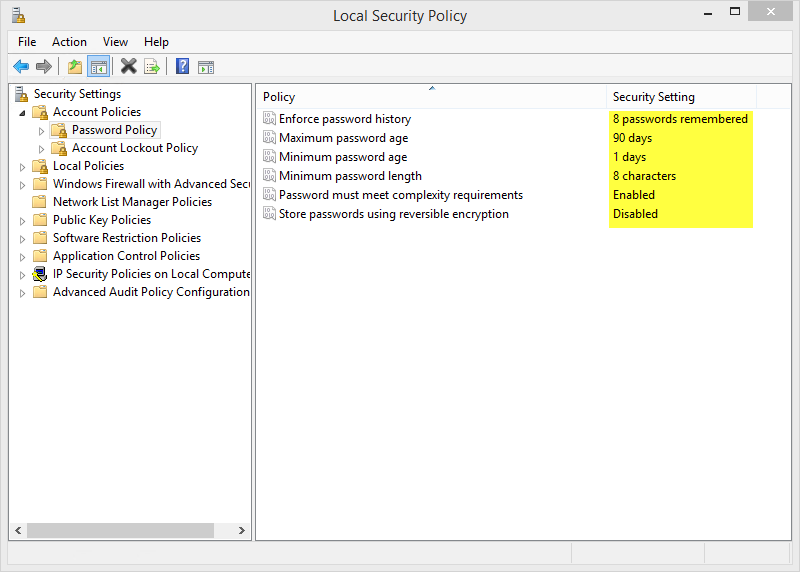 12.2.1.8 Lab – Configure Windows Local Security Policy Answers 05