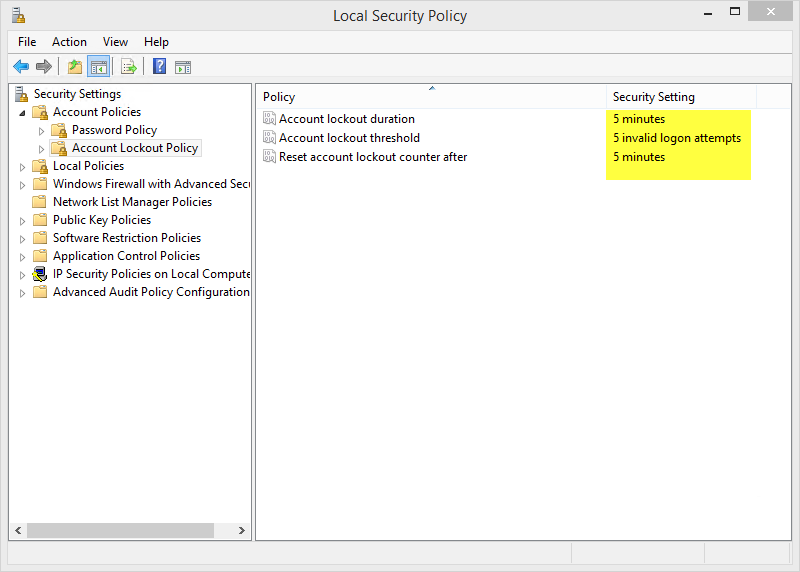 12.2.1.8 Lab – Configure Windows Local Security Policy Answers 06