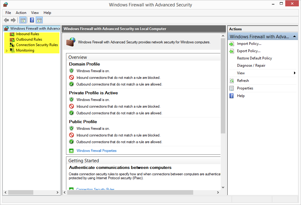 12.3.1.5 Lab – Configure the Firewall in Windows 8 Answers 08